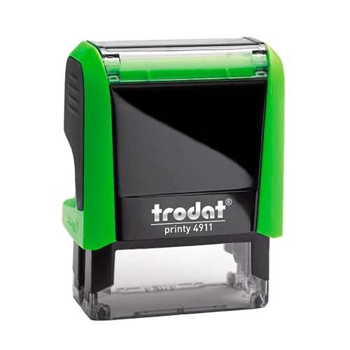 CARIMBO ECO PRINTY 4911 P4 VERDE 38X14MM TTD