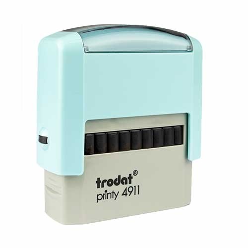 CARIMBO PRINTY 4911 P2 PASTEL AZUL 38X14MM TTD