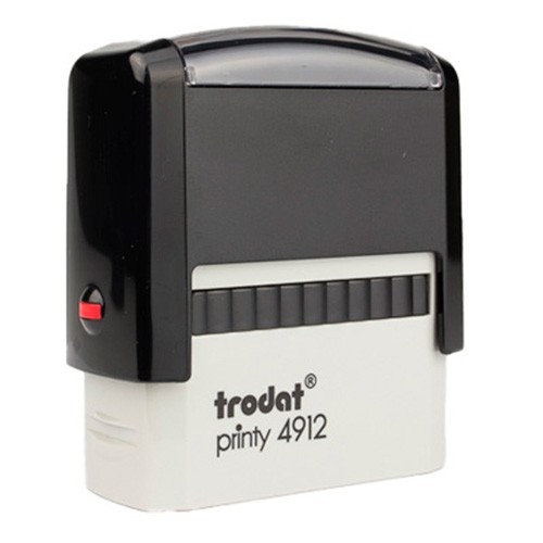 CARIMBO PRINTY 4912 P2 PRETO 47X18MM TTD