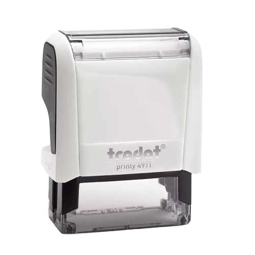 CARIMBO ECO PRINTY 4911 P4 BRANCO/BRANCO 38X14MM TTD